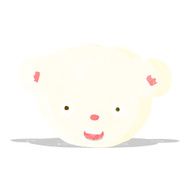 cartoon polar bear face N3
