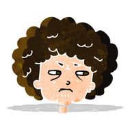 cartoon bitter old woman N4