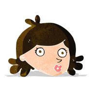 cartoon pretty face N2