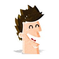 cartoon happy man N132