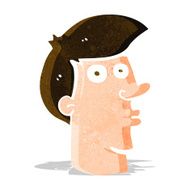 cartoon confused man N34