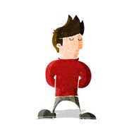 cartoon happy man N134