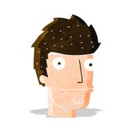 cartoon nervous man N52