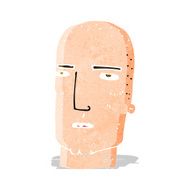 cartoon bald tough guy N5