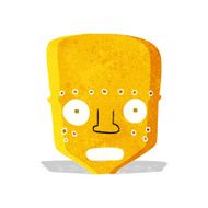 cartoon robot head N30