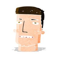 cartoon male head N3