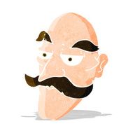 cartoon old man face N3