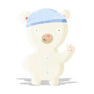 Cartoon Polar Bear Cub N6