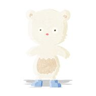 Cartoon Polar Bear Cub N7