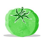 cartoon green tomato N2