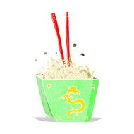 cartoon noodles in box N3