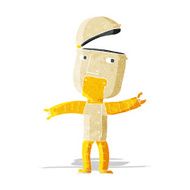 cartoon funny robot N25