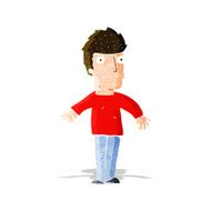 cartoon worried man N31