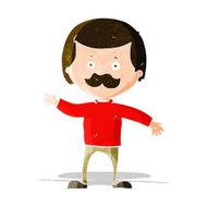 cartoon dad waving N3