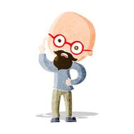 cartoon old man N16