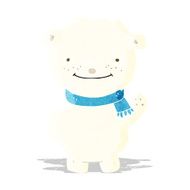 cartoon cute polar bear N8