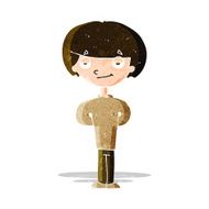 cartoon happy man N143