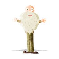 cartoon bearded old man N9