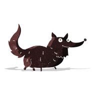 cartoon little dog N68