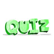 cartoon quiz sign N3
