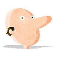 cartoon balding man N6