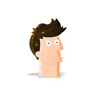cartoon surprised man N40