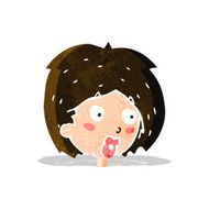 cartoon woman looking N3