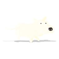 cartoon happy little dog N3