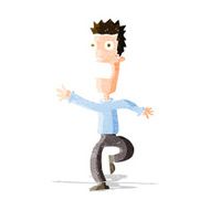 cartoon shrieking man N8