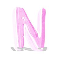 cartoon letter N17