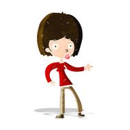 cartoon woman pointing N57