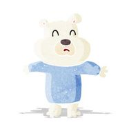 cartoon unhappy polar bear N2