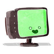 Cartoon Computer Screen N15