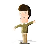 cartoon angry man N41