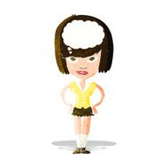 cartoon woman thinking N18