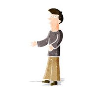 cartoon curious man N24