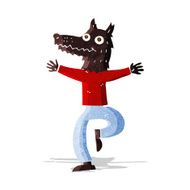 cartoon wolf man N13