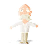 cartoon disappointed old man N2