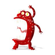 cartoon crazy monster N28