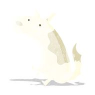 cartoon sitting dog N3