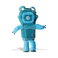 cartoon deep sea diver N9