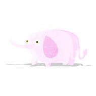 cartoon funny little elephant N2