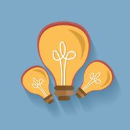 Ideas symbol clean vector N2
