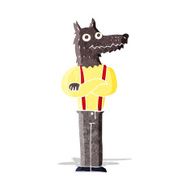 cartoon funny werewolf N5