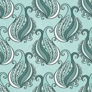 Seamless Ornate Pattern (Vector) Hand Drawn Texture N31