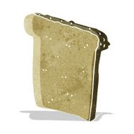 Cartoon Slice Of Bread N2