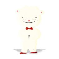 cartoon little polar bear N4