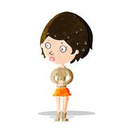 cartoon concerned woman N3