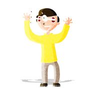 cartoon man with eyes popping out of head N3
