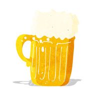 cartoon mug of beer N9